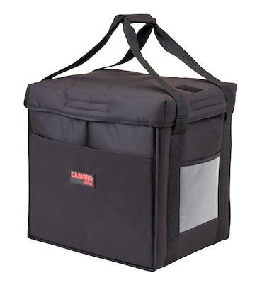 CAMBRO - GBD121515-110 - Bolsa térmica para delivery o catering plegable mediana - Color Negro