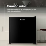 thumbnail of Frigorífico Mini EVVO F22BK, 46 L, Negro, Compacto y bajo consumo