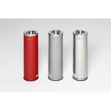 thumbnail of PROREGAL Robuster Ascher mit poliertem Aschereinsatz | 0,2 Liter, HxBxT 66x20x20cm | Verzinkter Stahl | Grau | Ascher Aschenbecher