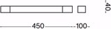 thumbnail of balance ap d45, schwarze innenwandleuchte, ideal lux