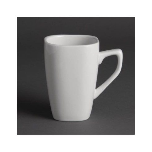 Ronde vierkante kopjes 284 ml Set van 12 Olympia