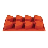 thumbnail of Pavoni Silikonbackform 8 Herzen Antihaft