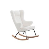 thumbnail of SalesFever Schaukelstuhl | Teddyfell | B 66 x T 104 x H 106 cm | Weiß