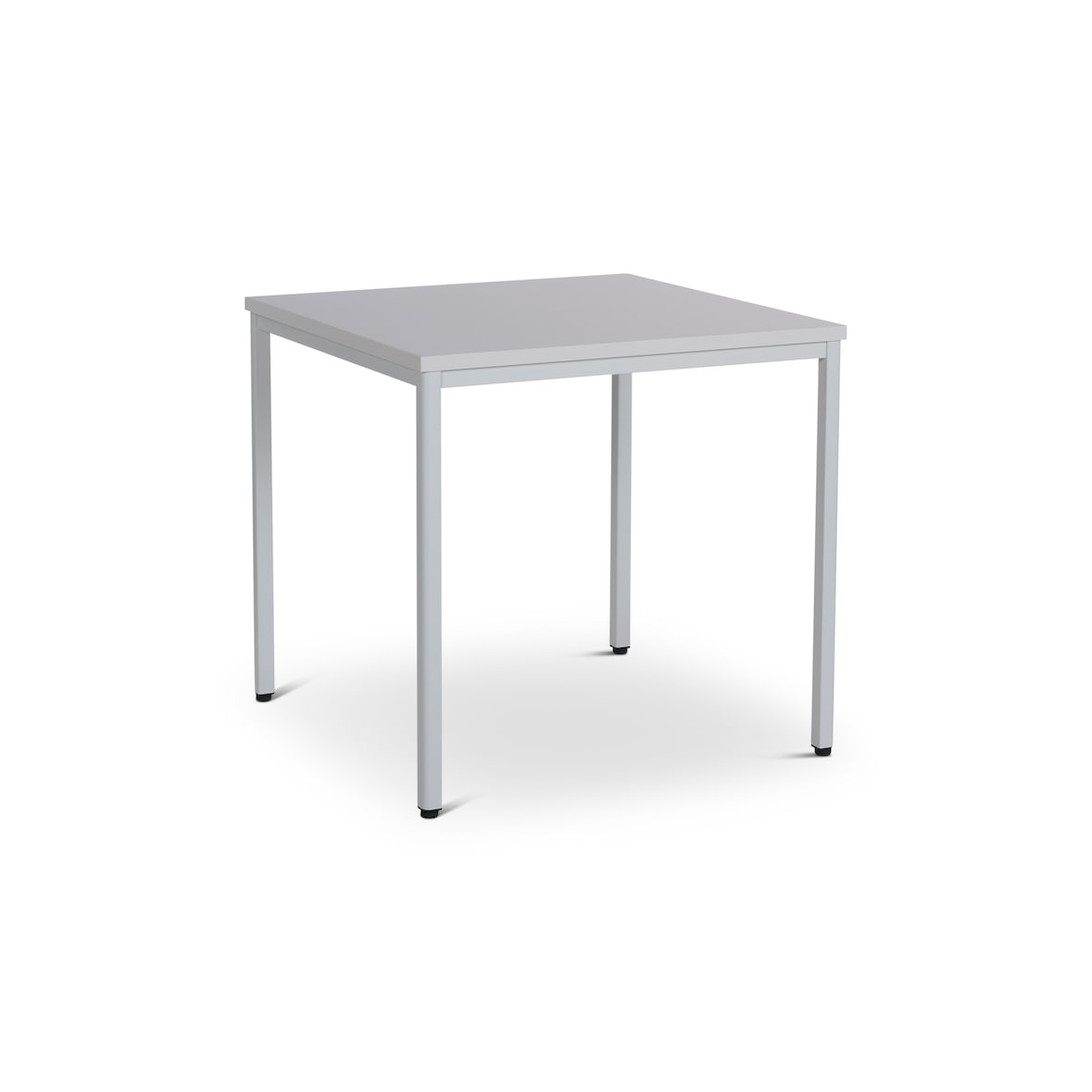CEHA Besprechung- und Mehrzwecktisch 80 x 80 cm mit Gestell in lichtgrau und Dekor grau