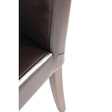 thumbnail of Sillas de comedor Bolero de piel sintética en color marrón oscuro, 2 piezas