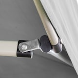 thumbnail of Zusammenklappbarer Faltpavillon 3 x 4,5 weiß mit wasserdichtem PVC überzogen