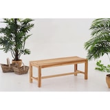 thumbnail of Möbilia Banc de jardin 120 cm | Banc 2 places en teck | L 120 x P 42 x H 45 cm | Naturel