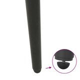 thumbnail of vidaXL Couchtischbeine Konische Form 4 Stk. Anthrazit 42-43 cm Stahl