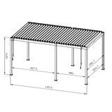 thumbnail of Mirador Pergola Solid - 3m x 5m Anthrazit