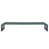 thumbnail of Helloshop26 - Meuble télé buffet tv télévision design pratique support pour moniteur 80  cm verre noir 2502015