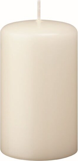 Flachkopf-Stumpenkerzen Elfenbein 150 x Ø 90 mm, 2 Stück