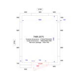 thumbnail of Chefgastro Kühl- und Frierzelle - 120mm BxTxH 2100x2700x2200mm