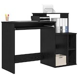 thumbnail of vidaXL Schreibtisch Schwarz Eichen-Optik 120,5 x 44 x 88,5 cm