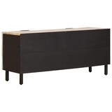 thumbnail of Helloshop26 - Moderner TV-Ständer mit Schublade und Stauraum 105 x 33 x 46 cm massives weißes Mangoholz 02_0057766