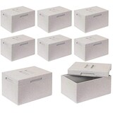 thumbnail of 8 Thermobox aus EPS mit Deckel, Inhalt 10,4 Liter, 350x255x210 mm, Stärke 20 mm