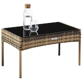 thumbnail of tectake Conjunto de jardim de rattan PALESE para 4 pessoas  natural - 406020