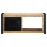 thumbnail of vidaXL TV-Schrank 80x30x35 cm Raues Massivholz Mango