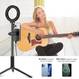 thumbnail of Chargeur Sans Fil Magnétique 15W Avec Support Téléphone Rotatif 360° Blanc Noir YONIS