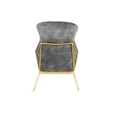 thumbnail of SalesFever Relaxsessel | Samtvelours | B 73 x T 80 x H 102 cm | Grau