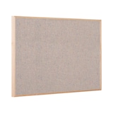 thumbnail of Pizarra de avisos Bi-Office Earth New Basic, 88,5x58,5 cm, Superficie de Tela Gris Claro, Marco de Pino PEFC
