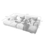 thumbnail of KAWOLA Big Sofa XL MADELINE Stoff petrol