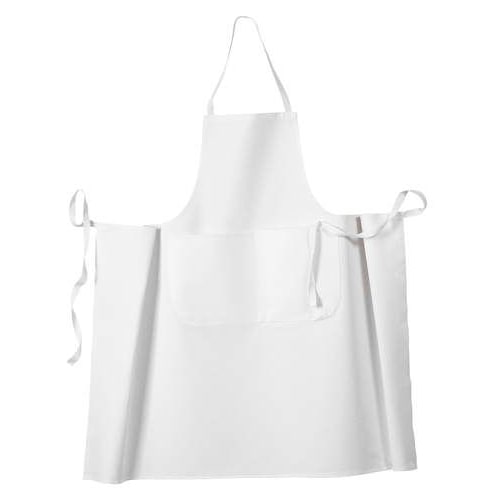 METRO PROFESSIONAL Tablier de cuisine Valet blanc 105 x 100 cm x 3