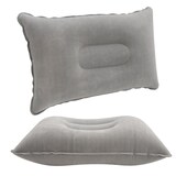 thumbnail of Intirilife Aufblasbares Kissen in GRAU - 33.5 x 22 cm - Rechteckiges Kopfkissen zum Aufblasen mit ergonomischer Form zum bequemen Schlafen