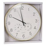 thumbnail of WellHome - Reloj de pared formato redondo color blanco Ø38x4,2cm