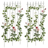 thumbnail of Conjunto de 2 trelicas Elisa 100 x 50 cm branco antigo.