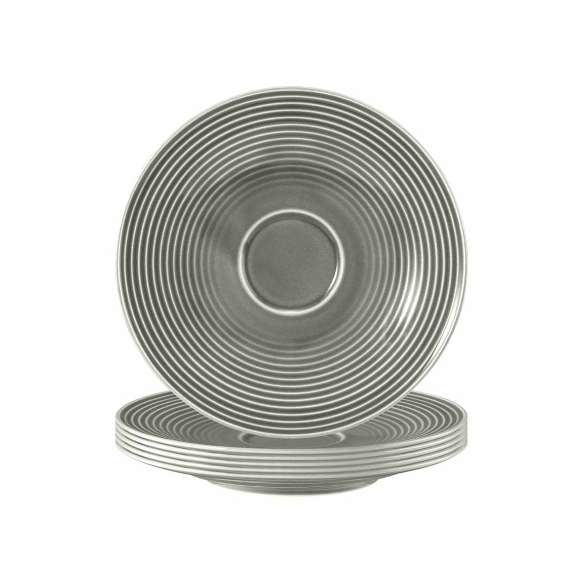 Seltmann Weiden Beat Color Glaze Untertasse ø 16,7 cm 6er Set - Perlgrau