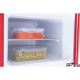 thumbnail of Amica KGC 15630 R,Kühl-/Gefrierkombination im Retro Design, 144 cm Höhe, chili red