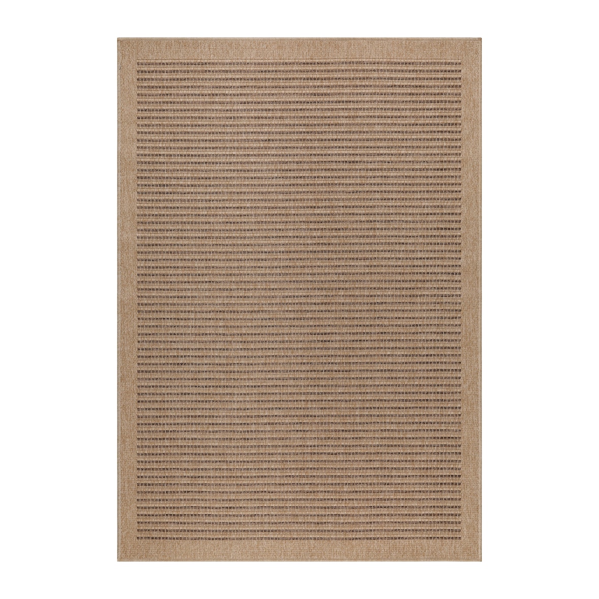 Küchenteppich Used-Look Robust Waschbar Strapazierfähig Terrasse Garten Schwarz 200x290 cm OEKO-TEX Gekettelt – JUNGFRAU von Kadima Design