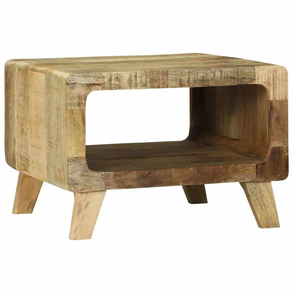 vidaXL Couchtisch Braun 50 x 50 x 35 cm Massivholz Mango