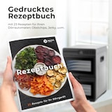 thumbnail of Balter Dörrautomat Edelstahl mit 2 Kammern & 12 Etagen, 1000 W, BPA-frei, 35–75 °C, Timer, Warmhaltefunktion, Dörrgerät, Dehydrator, Obsttrockner