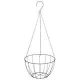 thumbnail of Fioriere Pensili 4 Pz Rivestimenti Cocco Nero Ø40x63cm Acciaio Fioriere Giardino