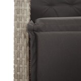 thumbnail of vidaXL 5-tlg. Garten-Essgruppe mit Kissen Hellgrau Poly Rattan