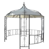 thumbnail of Pergola Almeria, Rundpavillon Garten Pavillon, stabiles Stahl-Gestell Ø 3m ~ creme