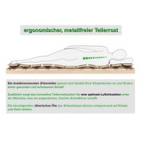 thumbnail of metallfreier naturreiner Zirbenholz-Rost 90x200 mit Tellersystem 70.98-0990 x 200