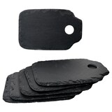 thumbnail of Ritzenhoff 6x Schieferplatten 26x16,5cm Untersetzer Servier-Teller mit Griff