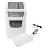 thumbnail of Destructora Leitz IQ Slim Home Office P4, blanco/plata (80010100)