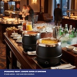 thumbnail of Louis Tellier - Marmite à soupe bain-marie noire - 8 L - N8060