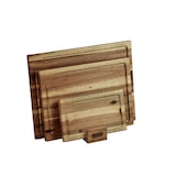 thumbnail of KESPER 3er Set Schneidebrett inkl. Ständer, Material: Akazie, Maße: 40 x 30 x 1,5cm, Farbe: Braun