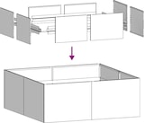 thumbnail of vidaXL Pflanzkübel Schwarz 80x80x30 cm Stahl