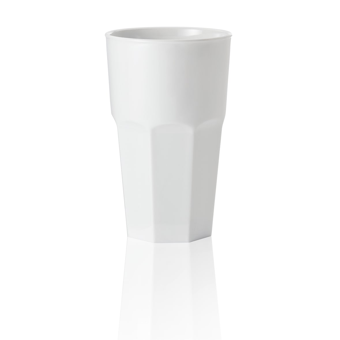Q Squared - Longdrinkglas, 390 ml, Füllstrich 300 ml, weiß, Polycarbonat