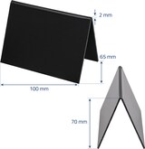 thumbnail of HMF 46413 Tischaufsteller Kreidetafel, 10 Stück, A-Aufsteller, 10 x 7 cm, Schwarz