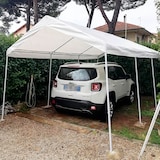 thumbnail of ATHESIS gazebo per auto 3x6 in metallo colore Bianco