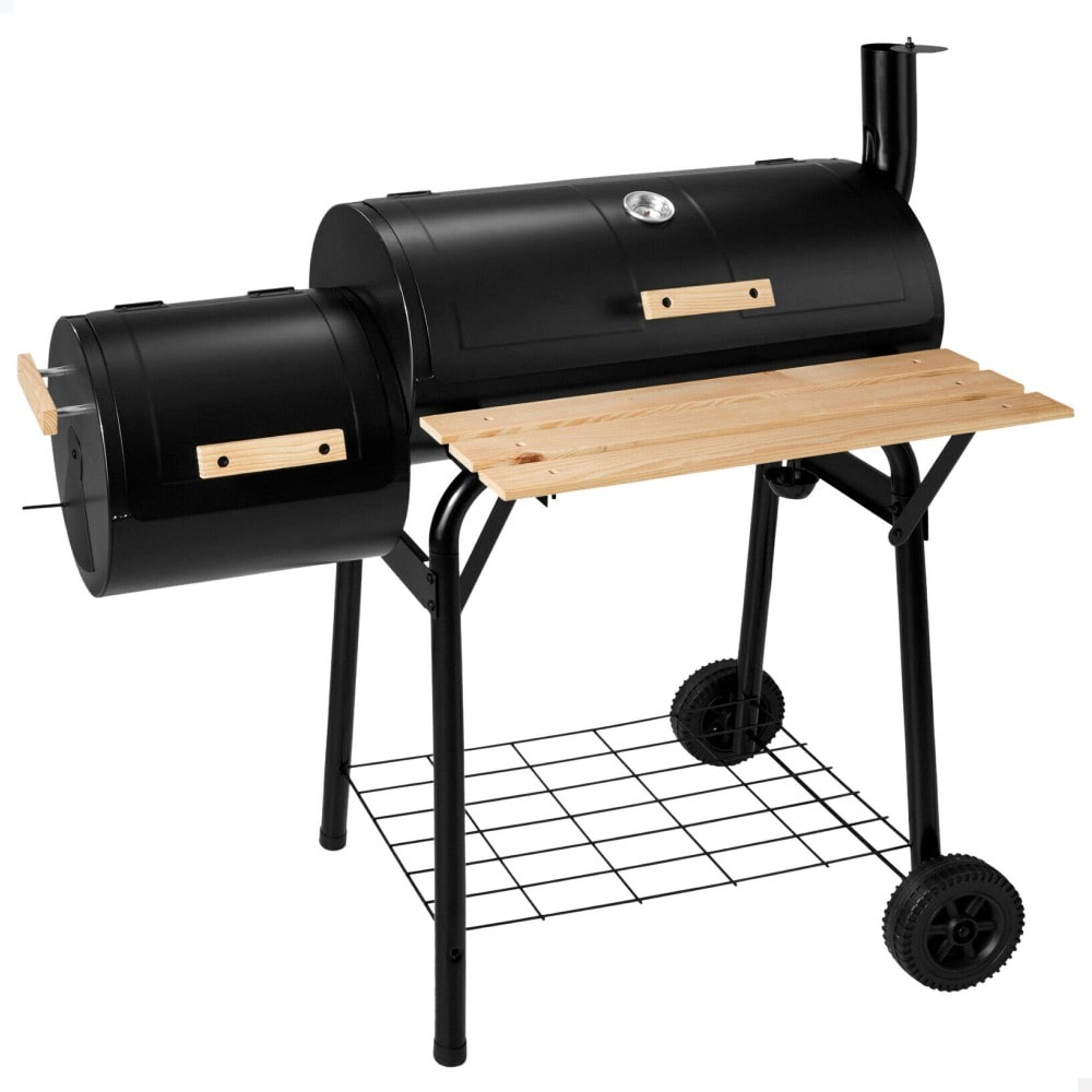 Barbacoa carbón portátil y ahumador Aktive