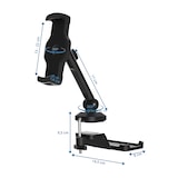 thumbnail of Handyhalterung / Tablethalterung FLEXMOBI III mit Schraubklemme Metall schwarz hjh OFFICE