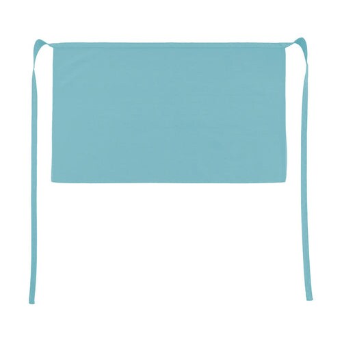 BRUSSELS Short Bistro Apron: One Size / Sky Blue