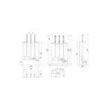 thumbnail of Juego de herramientas para chimenea de 3 piezas en acero y madera - Juego 3 L